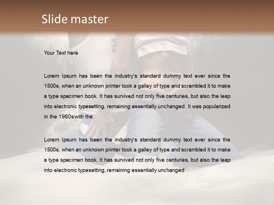 Sexual Man People PowerPoint Template