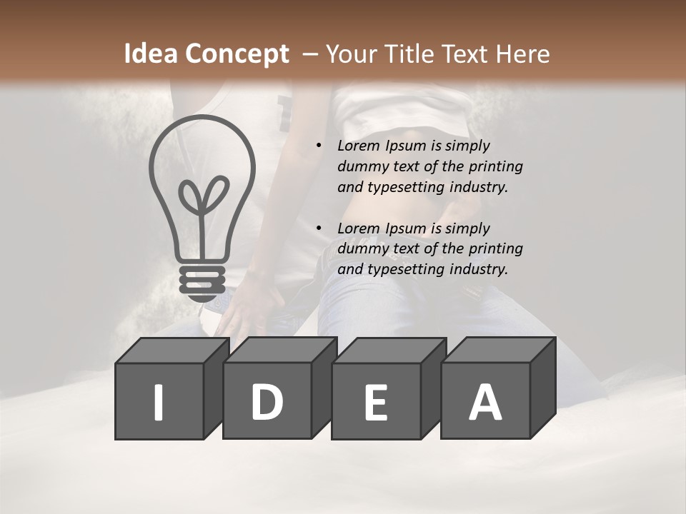 Sexual Man People PowerPoint Template