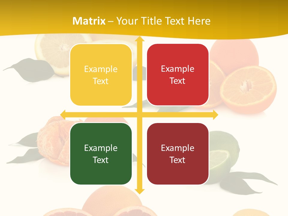 Ruby Mandarin Clementine PowerPoint Template