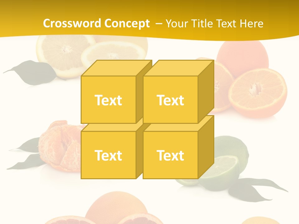 Ruby Mandarin Clementine PowerPoint Template