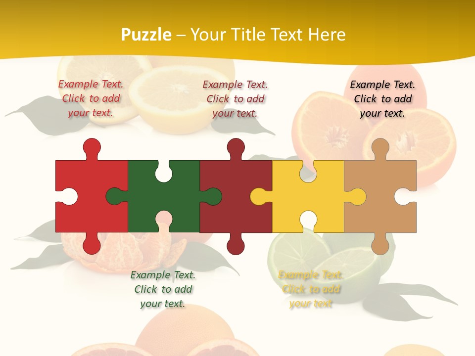 Ruby Mandarin Clementine PowerPoint Template