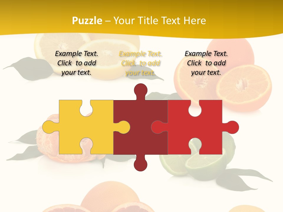 Ruby Mandarin Clementine PowerPoint Template