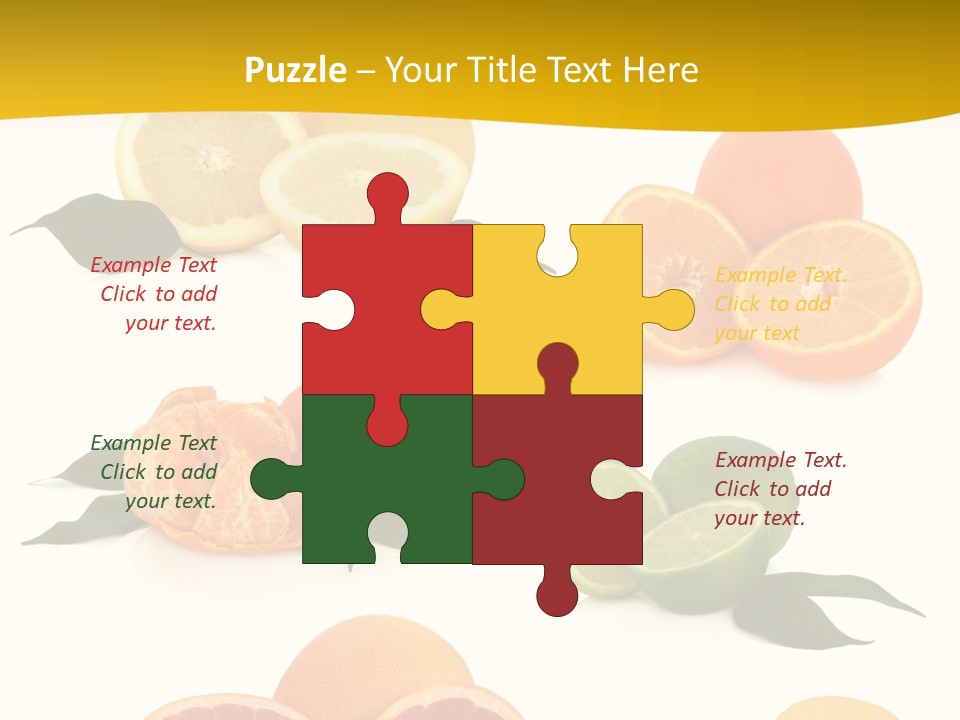 Ruby Mandarin Clementine PowerPoint Template