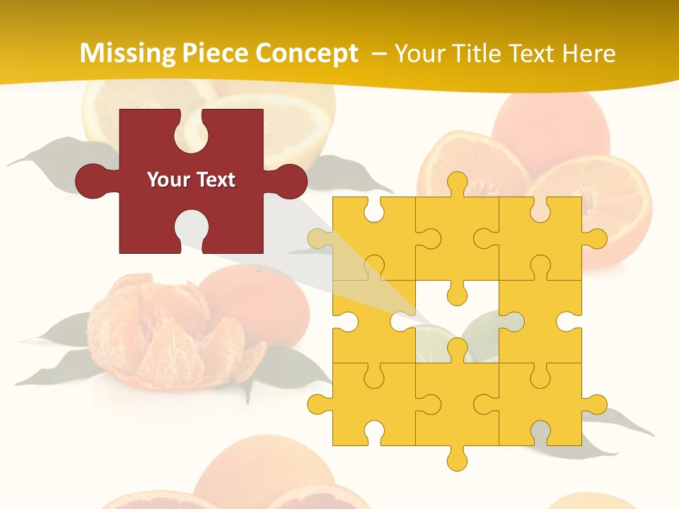 Ruby Mandarin Clementine PowerPoint Template