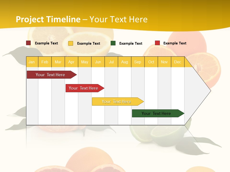 Ruby Mandarin Clementine PowerPoint Template