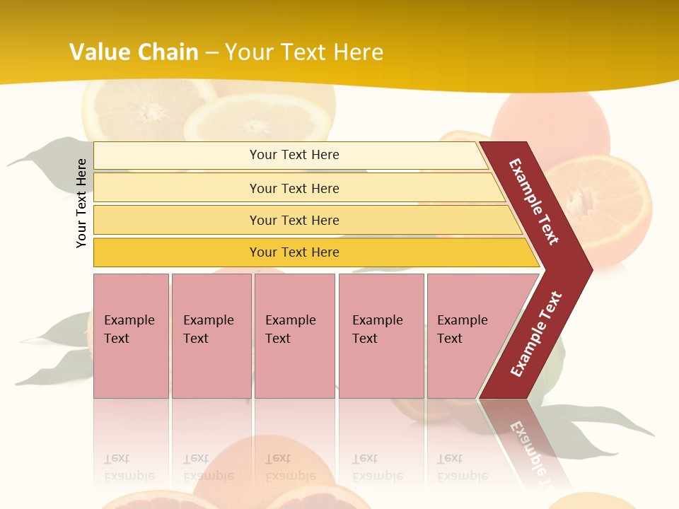 Ruby Mandarin Clementine PowerPoint Template