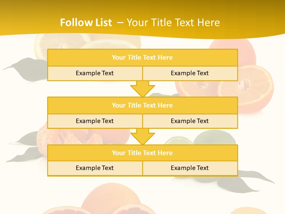 Ruby Mandarin Clementine PowerPoint Template