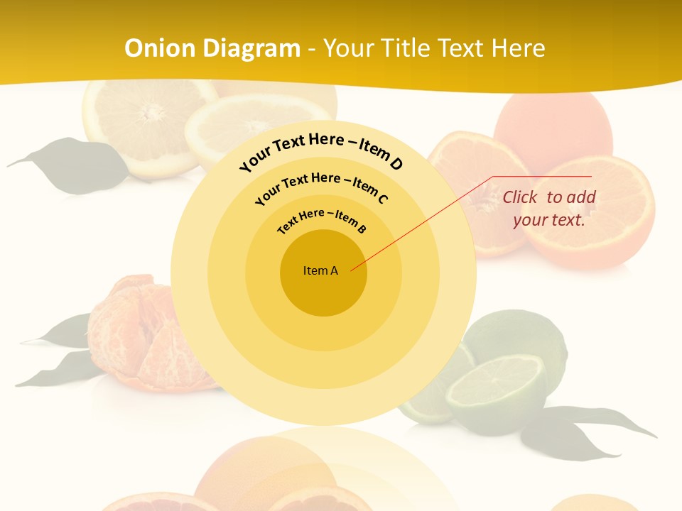 Ruby Mandarin Clementine PowerPoint Template