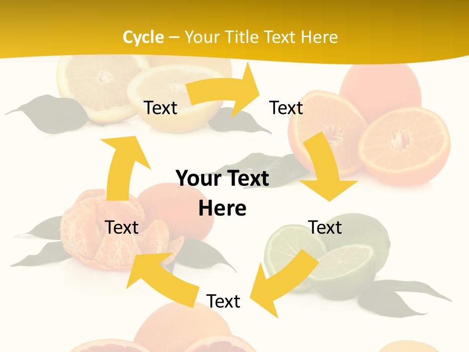 Ruby Mandarin Clementine PowerPoint Template