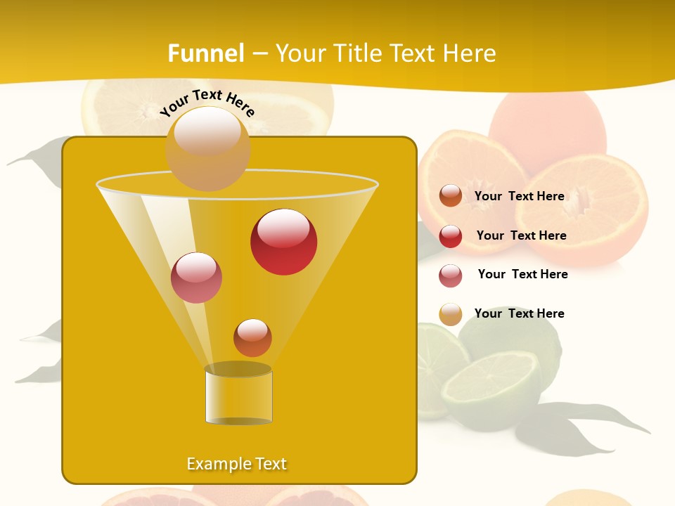 Ruby Mandarin Clementine PowerPoint Template