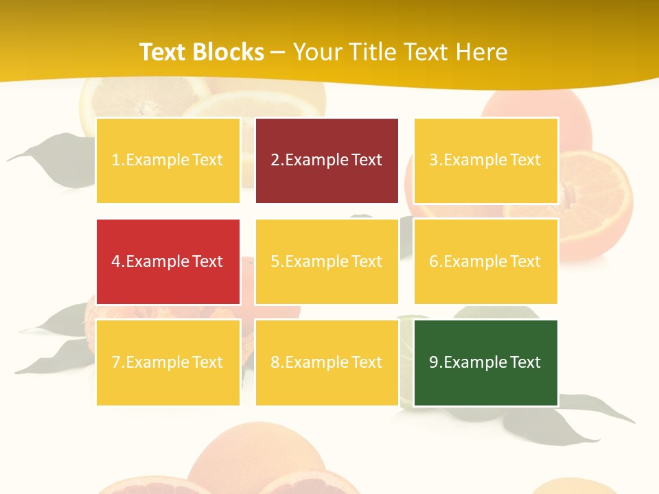 Ruby Mandarin Clementine PowerPoint Template