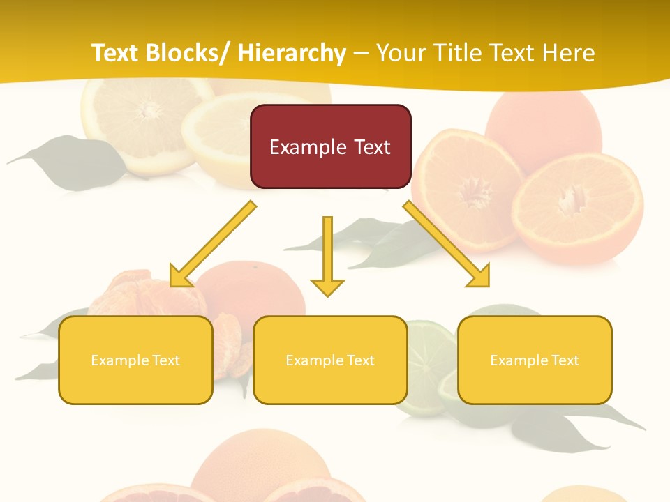 Ruby Mandarin Clementine PowerPoint Template