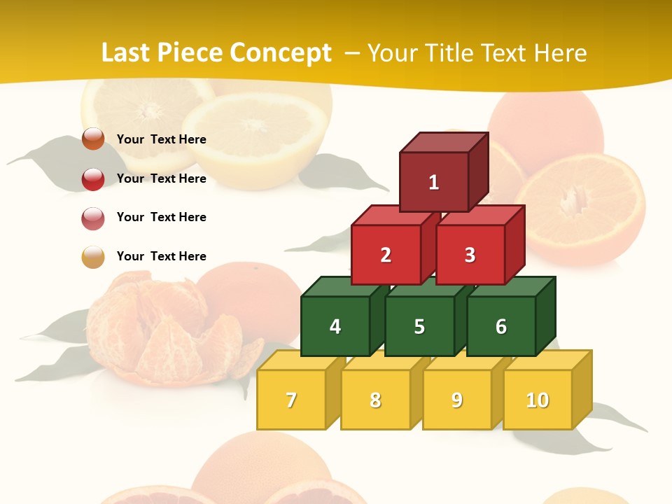 Ruby Mandarin Clementine PowerPoint Template