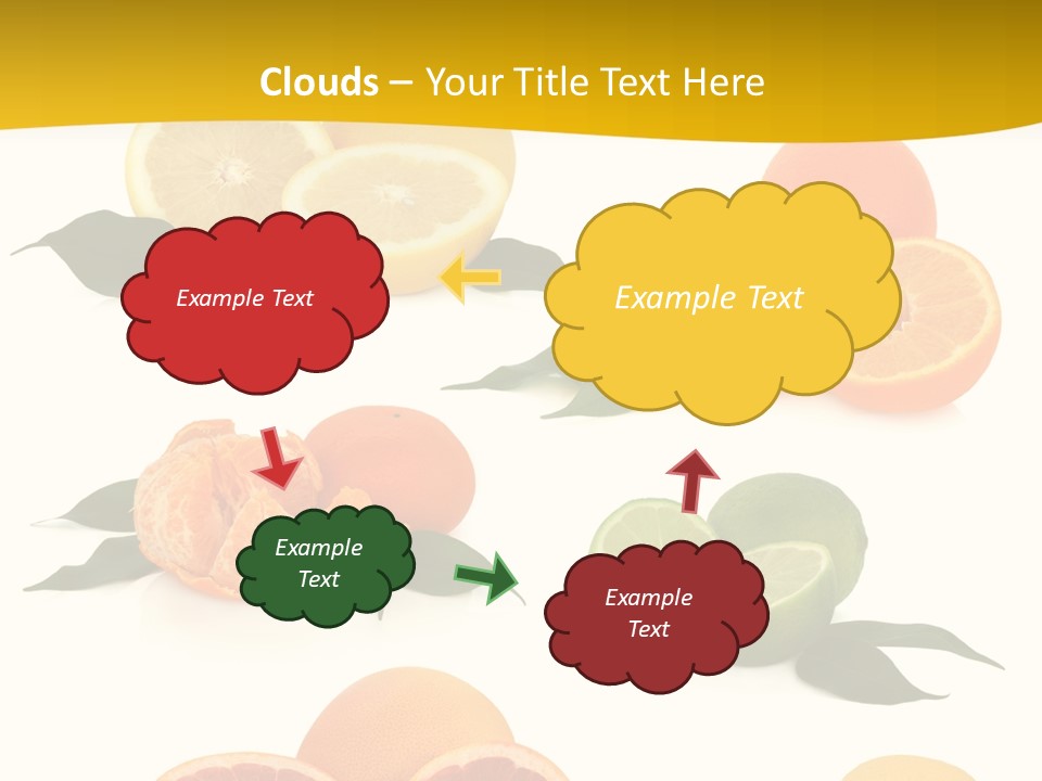 Ruby Mandarin Clementine PowerPoint Template