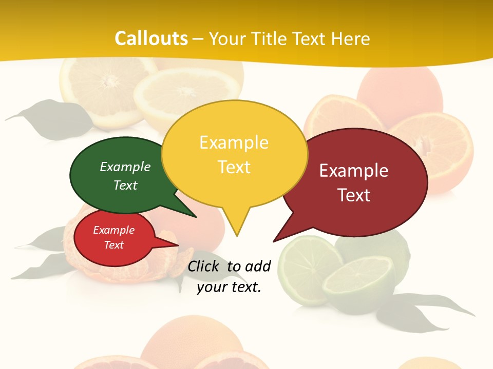 Ruby Mandarin Clementine PowerPoint Template