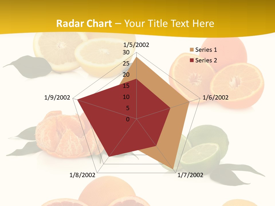 Ruby Mandarin Clementine PowerPoint Template