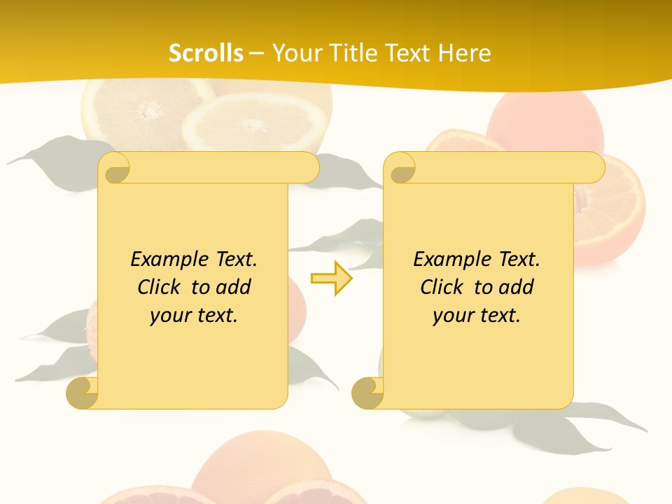 Ruby Mandarin Clementine PowerPoint Template
