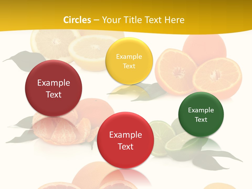 Ruby Mandarin Clementine PowerPoint Template
