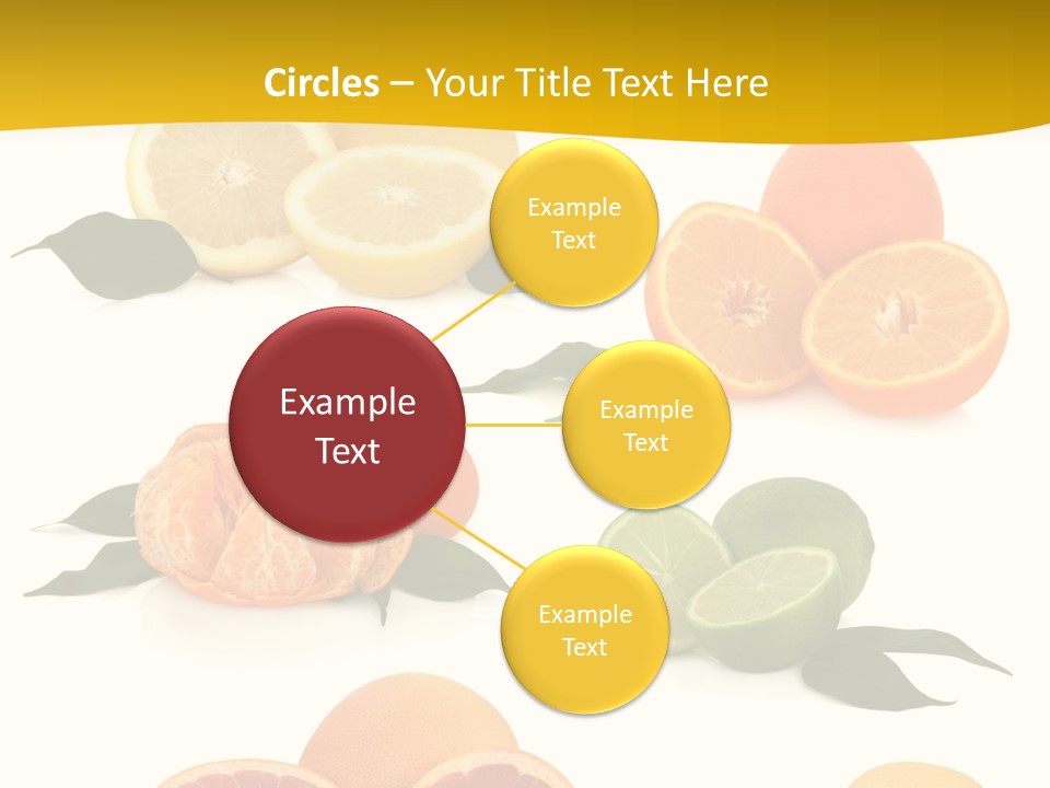 Ruby Mandarin Clementine PowerPoint Template