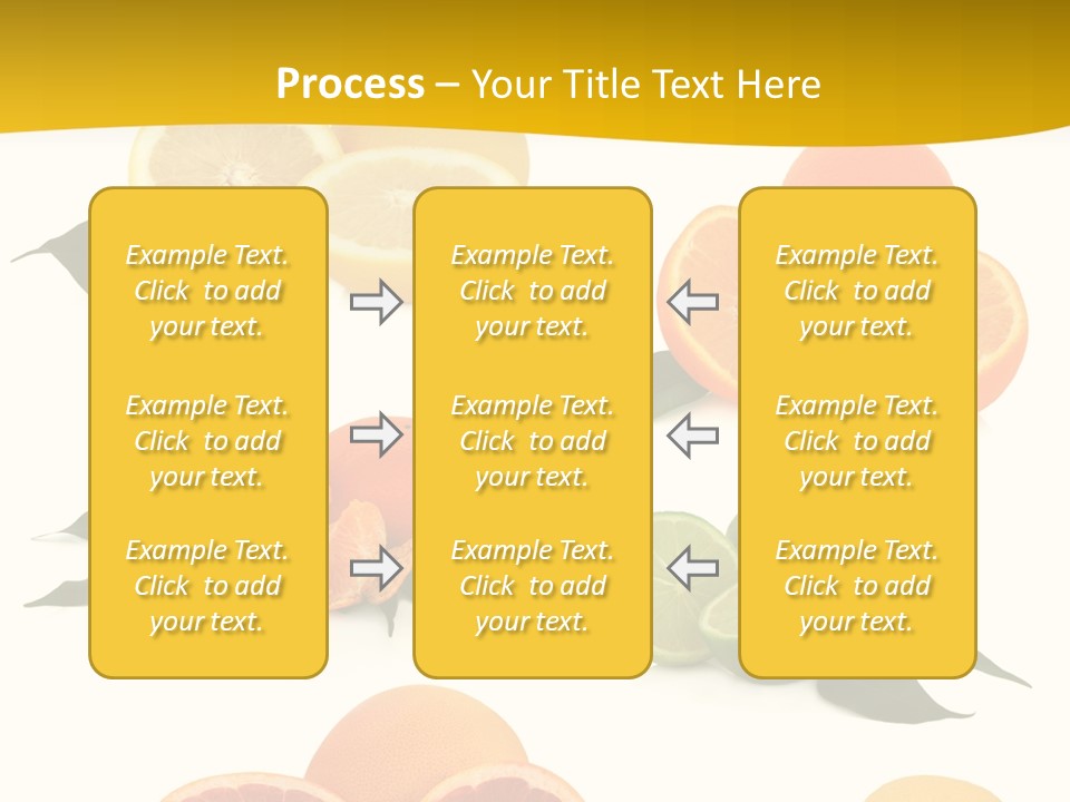 Ruby Mandarin Clementine PowerPoint Template