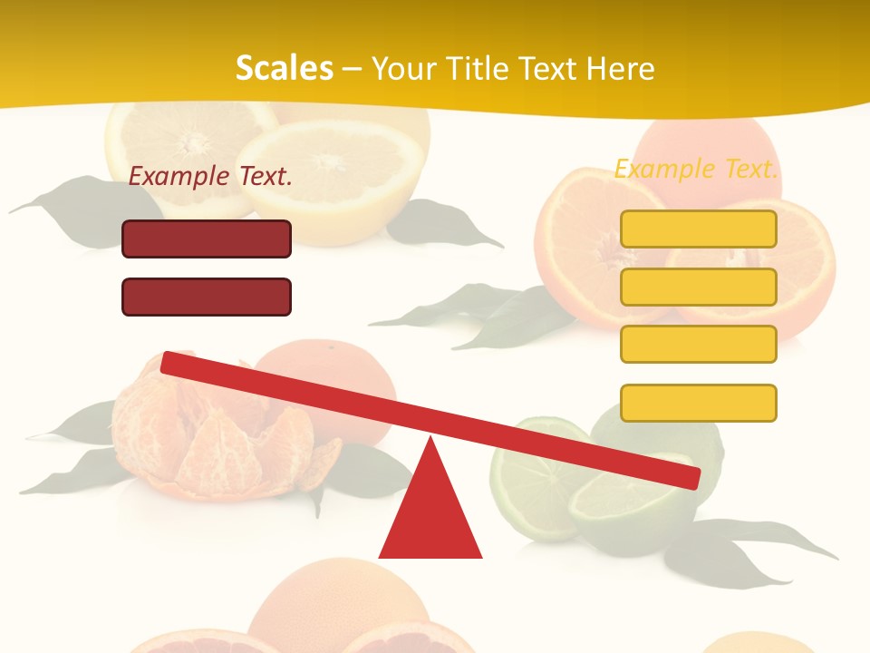 Ruby Mandarin Clementine PowerPoint Template