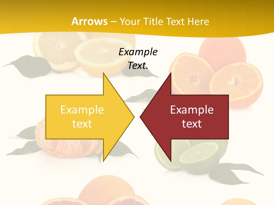 Ruby Mandarin Clementine PowerPoint Template