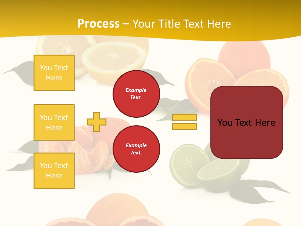 Ruby Mandarin Clementine PowerPoint Template