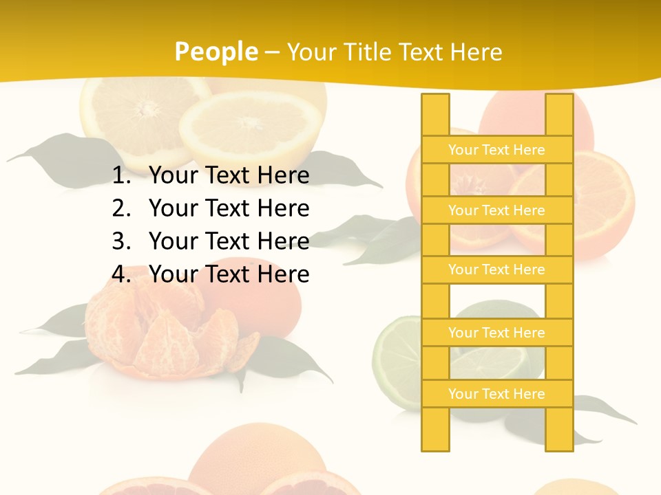 Ruby Mandarin Clementine PowerPoint Template