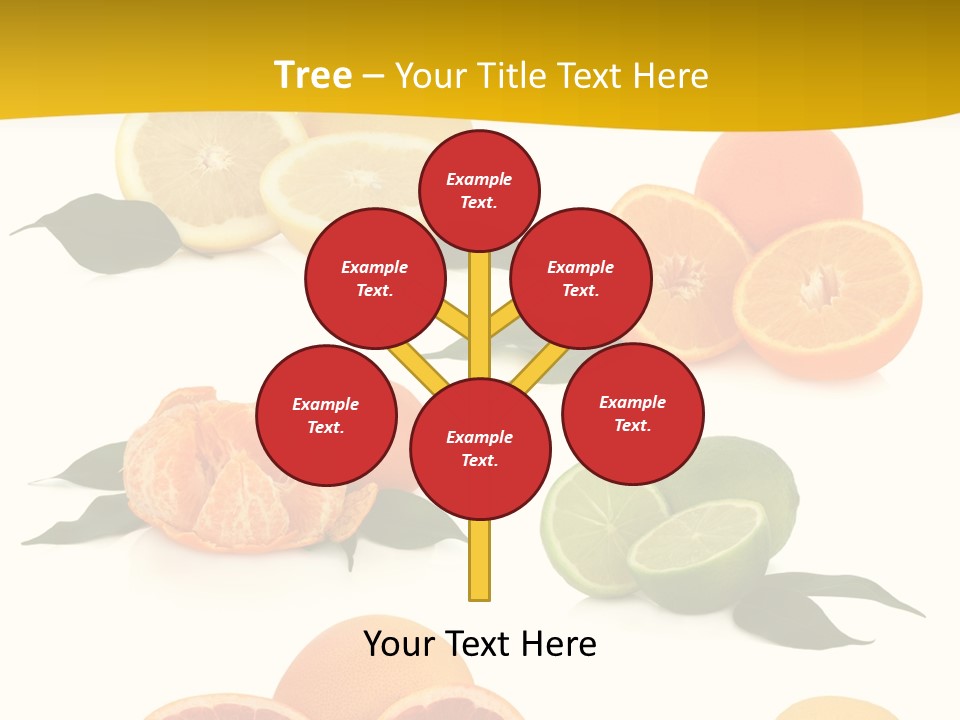 Ruby Mandarin Clementine PowerPoint Template