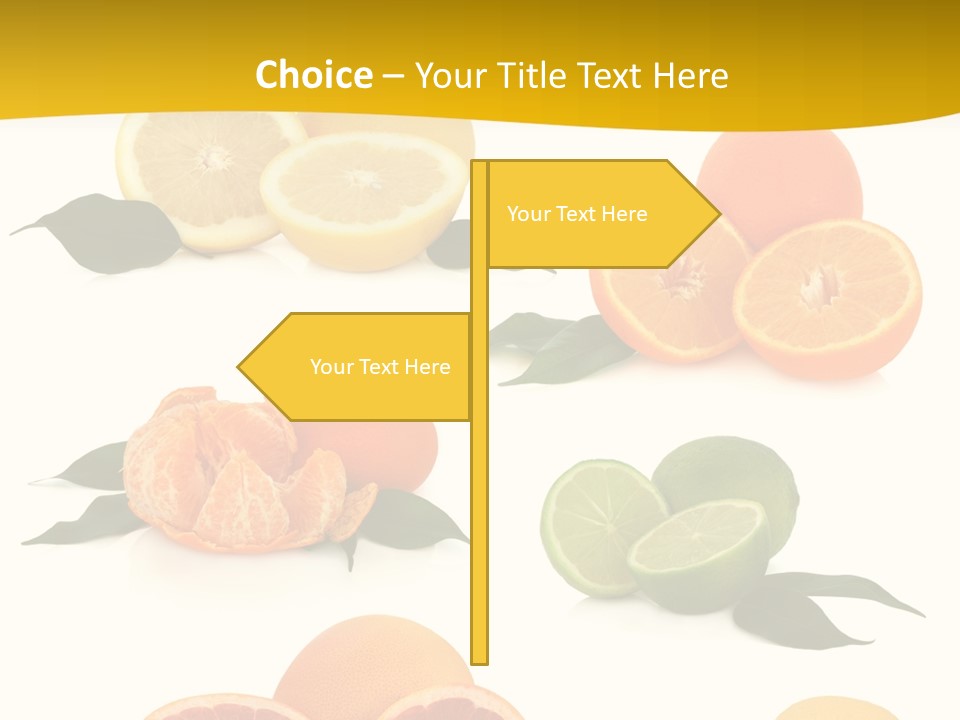 Ruby Mandarin Clementine PowerPoint Template