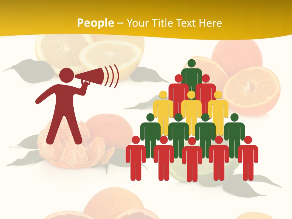 Ruby Mandarin Clementine PowerPoint Template