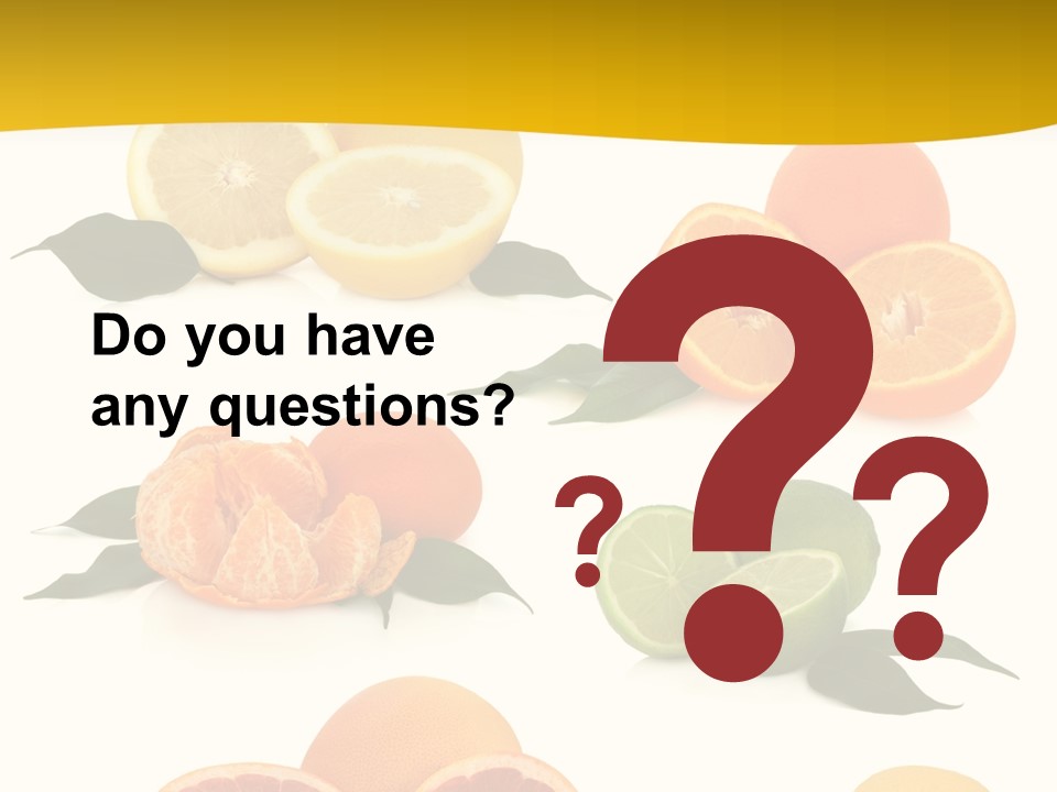 Ruby Mandarin Clementine PowerPoint Template