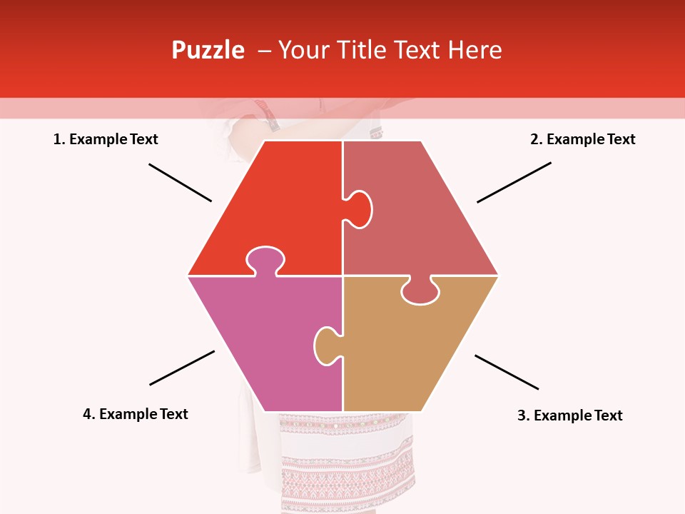 Cloth Brunette Red PowerPoint Template