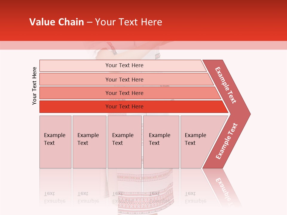 Cloth Brunette Red PowerPoint Template