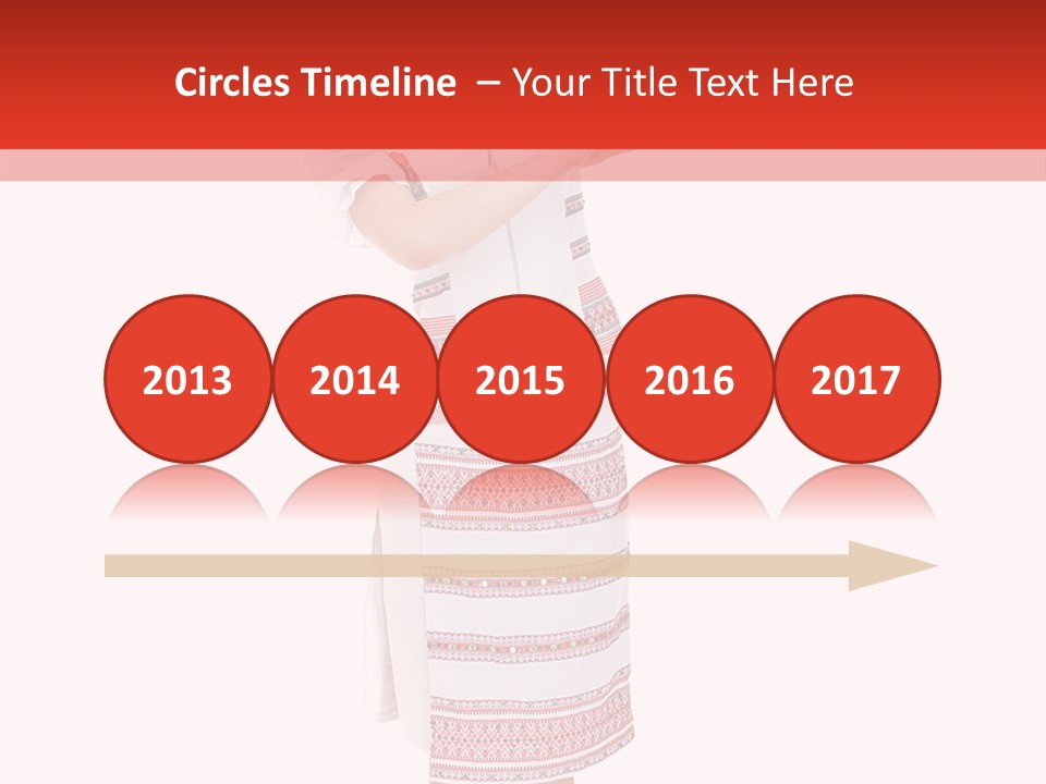 Cloth Brunette Red PowerPoint Template