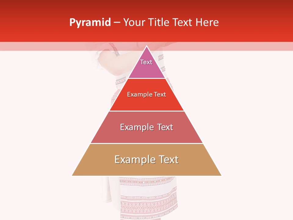 Cloth Brunette Red PowerPoint Template