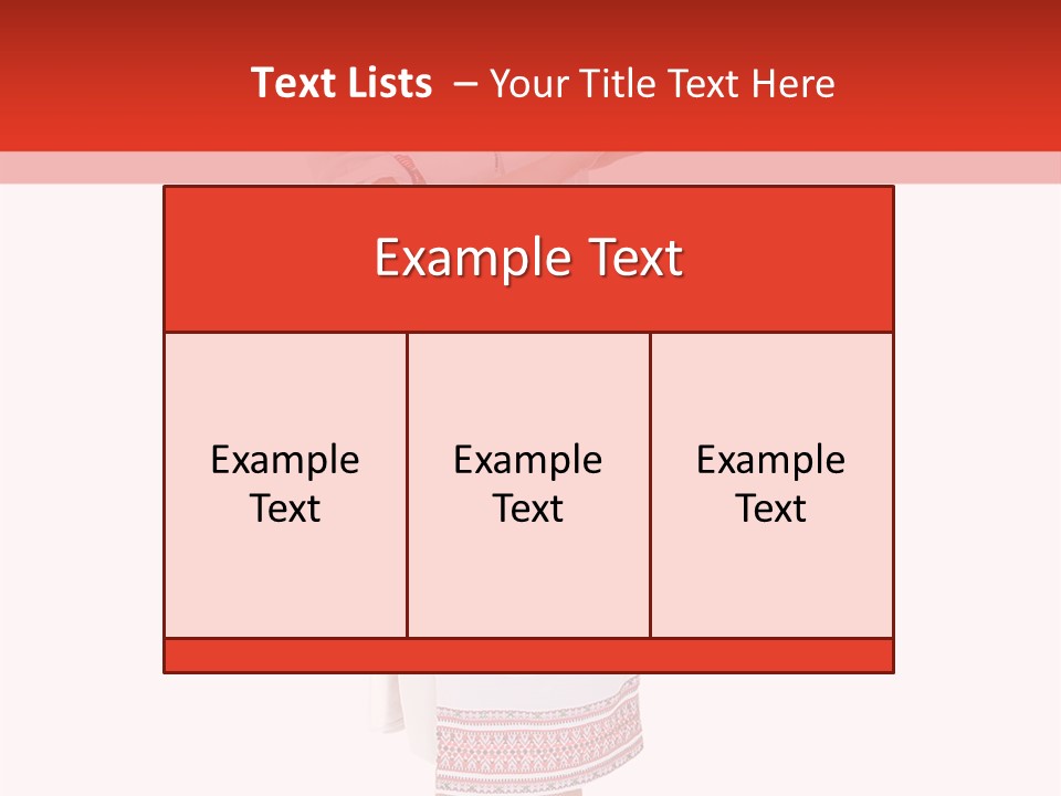 Cloth Brunette Red PowerPoint Template