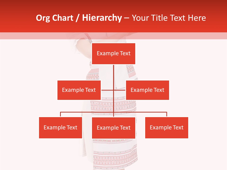 Cloth Brunette Red PowerPoint Template