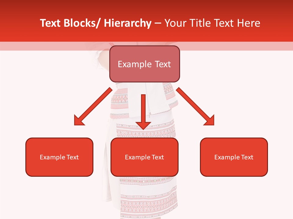 Cloth Brunette Red PowerPoint Template