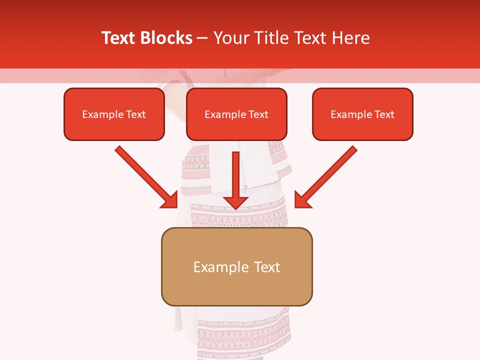 Cloth Brunette Red PowerPoint Template