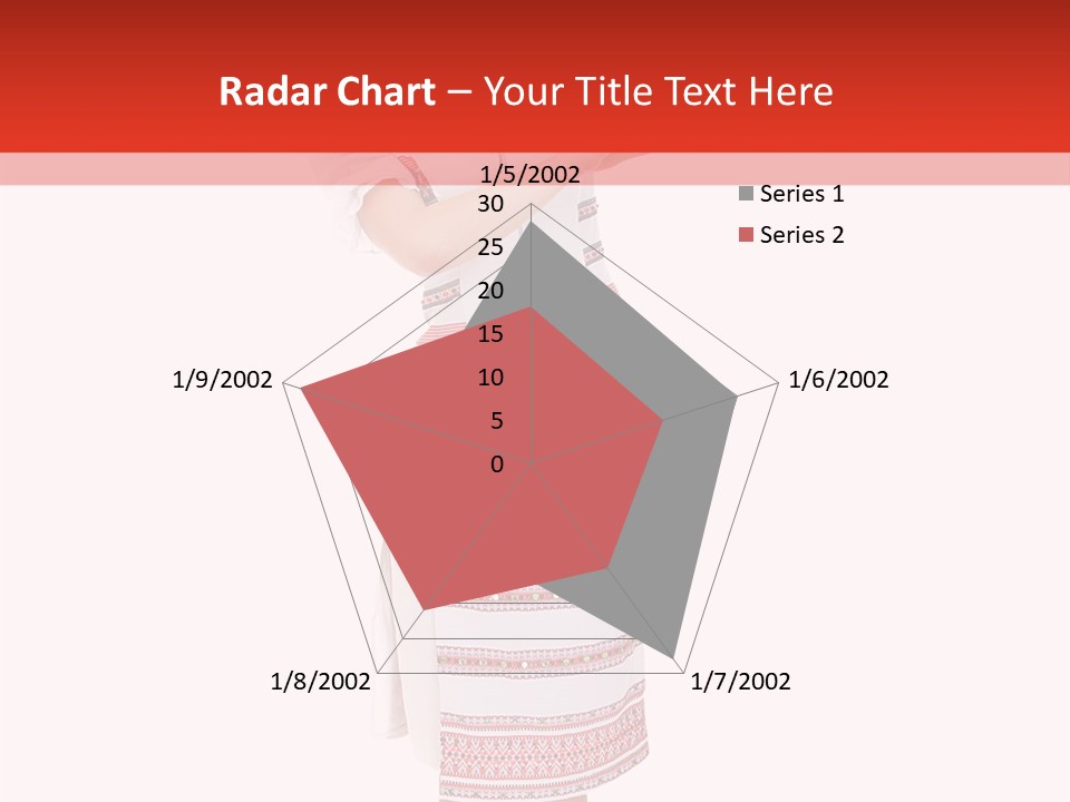 Cloth Brunette Red PowerPoint Template