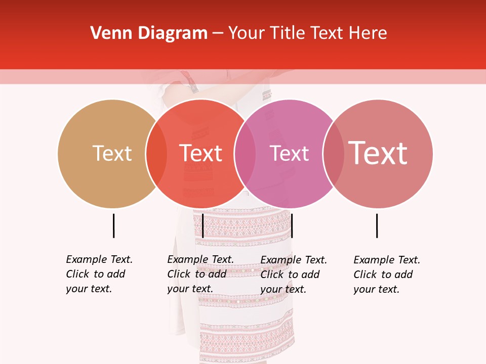 Cloth Brunette Red PowerPoint Template