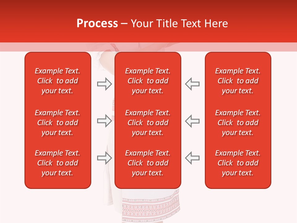 Cloth Brunette Red PowerPoint Template