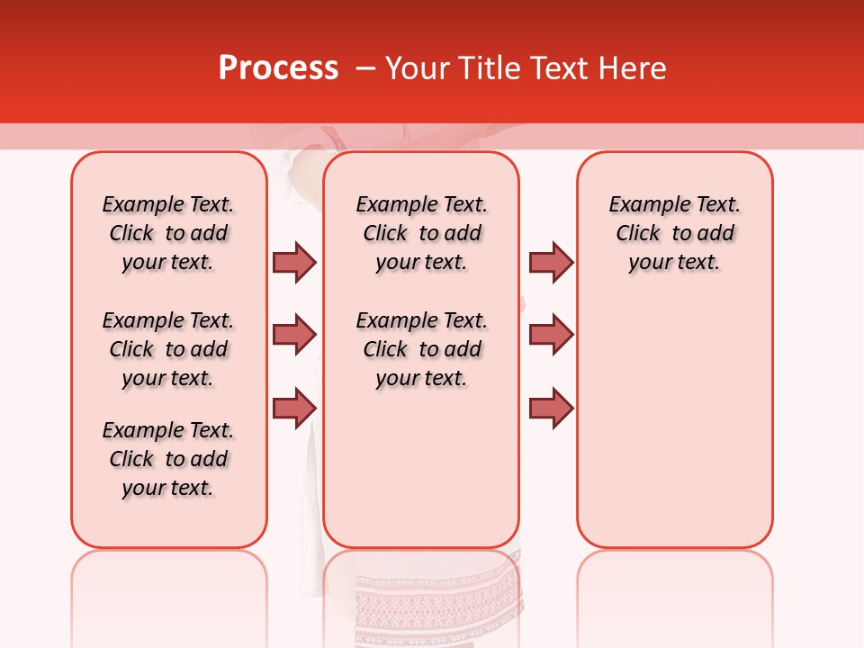 Cloth Brunette Red PowerPoint Template