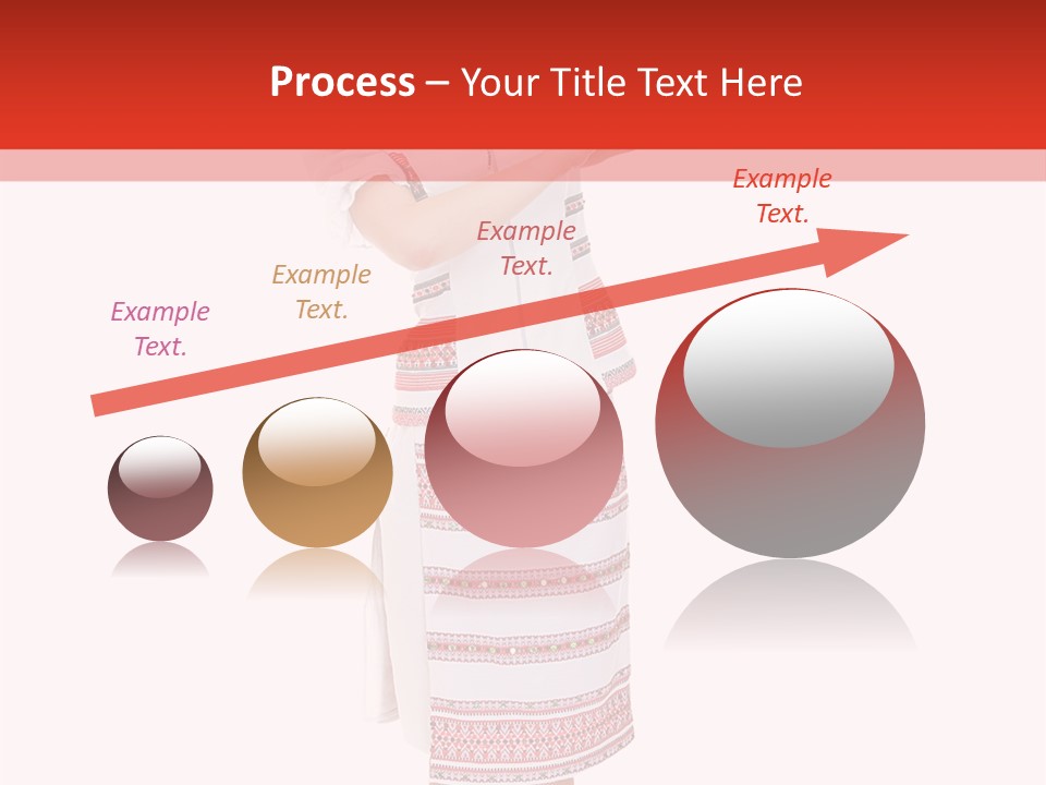 Cloth Brunette Red PowerPoint Template