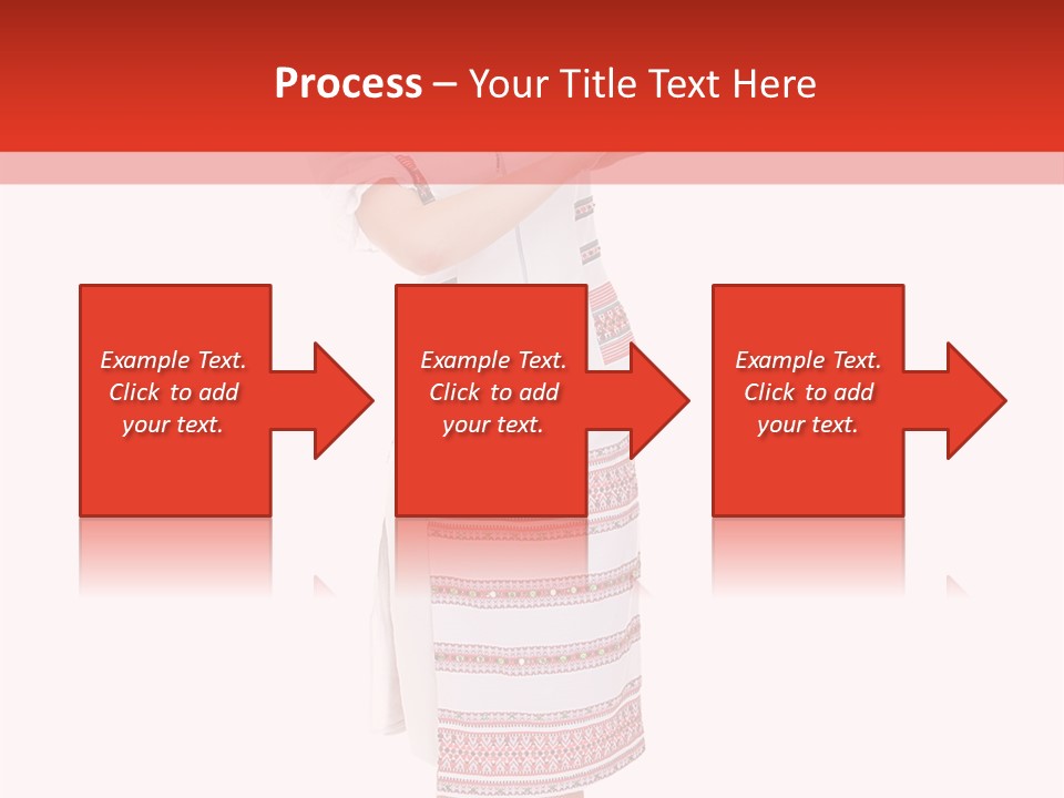 Cloth Brunette Red PowerPoint Template