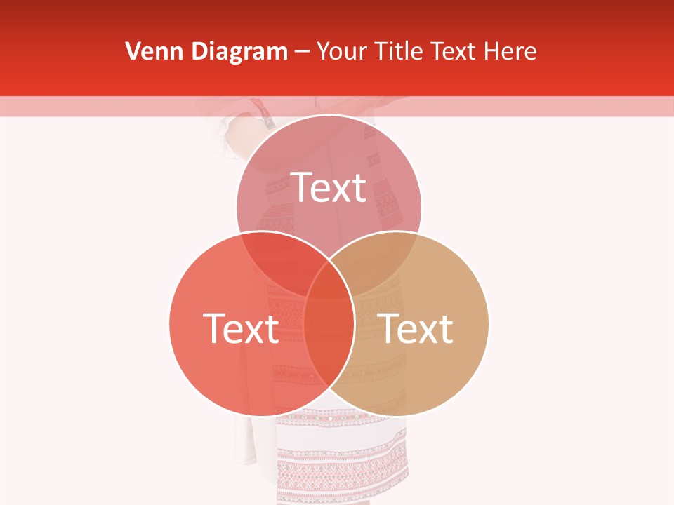 Cloth Brunette Red PowerPoint Template