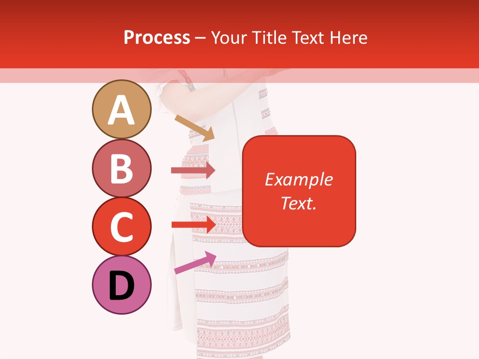 Cloth Brunette Red PowerPoint Template