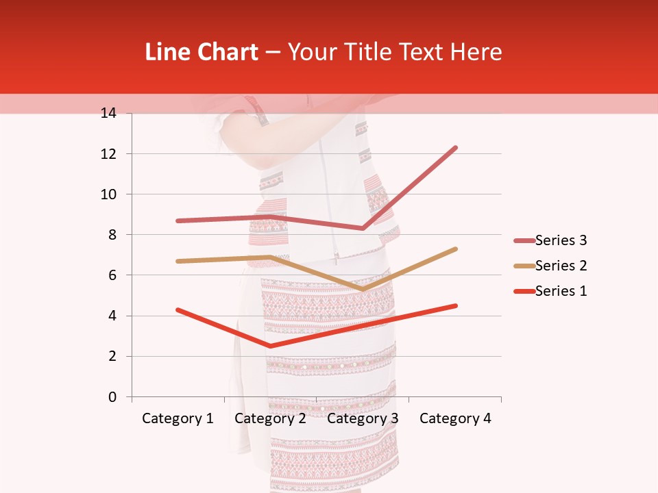 Cloth Brunette Red PowerPoint Template