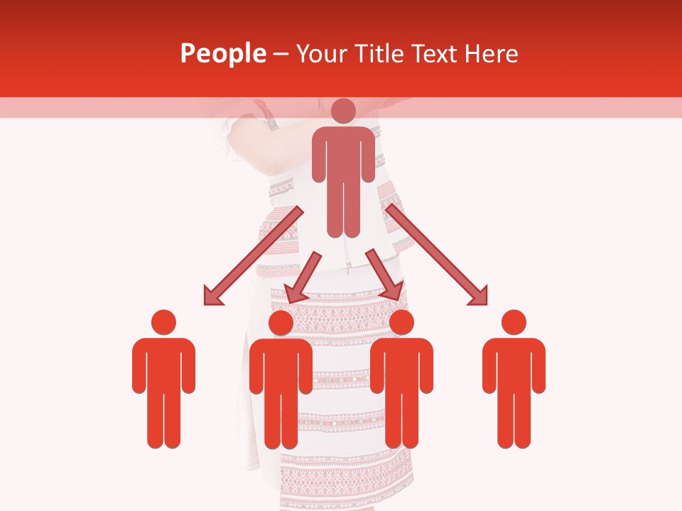 Cloth Brunette Red PowerPoint Template